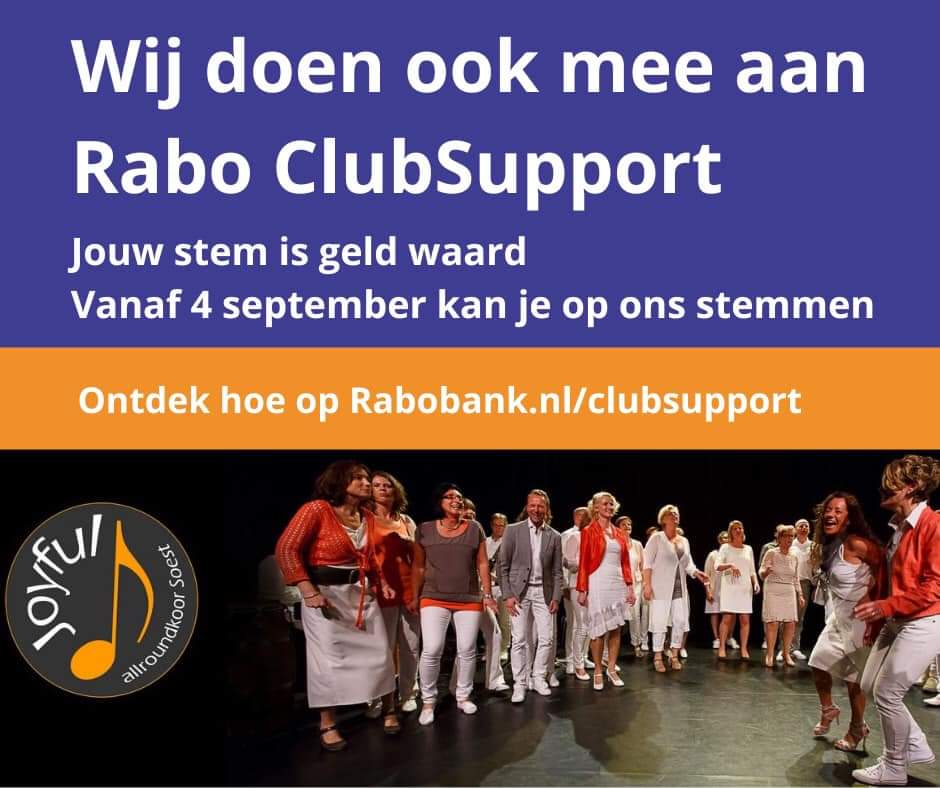 Rabo ClubSupport: stem op ons!